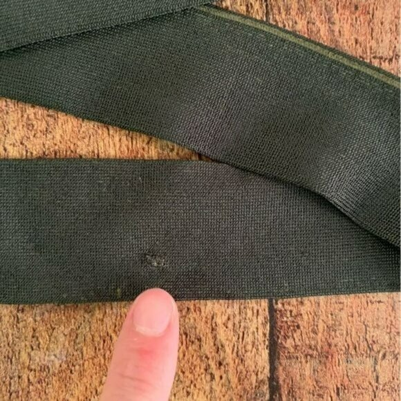 Rehab womens green stretch knit cropped tank top with wrap strap detail -M - Picture 4 of 8